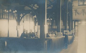 Malta, Tempory wartime post office in a converted public warehouse. a real photo