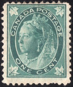 Canada unused 1c green 1897 SC67