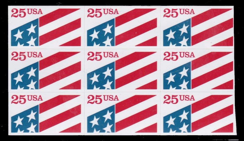 US 2475, MNH Pane of 12 With Peelable Plastic Backing