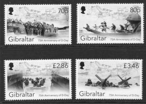 GIBRALTAR 2019 75th ANNIV OF D-DAY MNH 