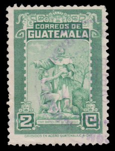 GUATEMALA STAMP 1949 SCOTT # 327a. USED. # 1