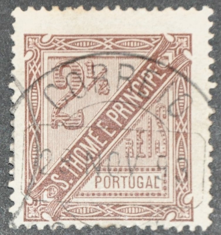 DYNAMITE Stamps: St. Thomas & Prince Islands Scott #P12 – USED