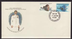 Australian Antarctic Territory L35-L36 Anniversary South Pole Flight U/A FDC