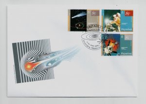 2006 First Day Cover stamp series Ukraine is a space state satellite, comet