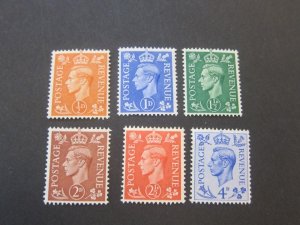 United Kingdom 1950 Sc 280-285 KGVI set MH