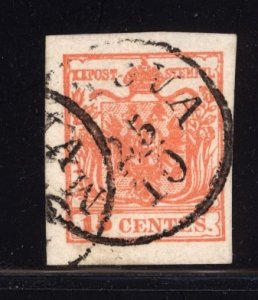 Lombardy 1850  Scott #4 used