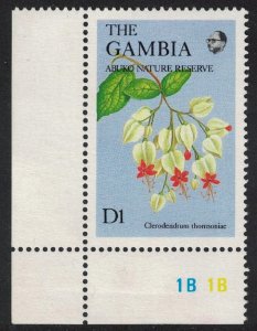 Gambia 'Clerodendrum thomsoniae' Flowers 1987 MNH SG#716