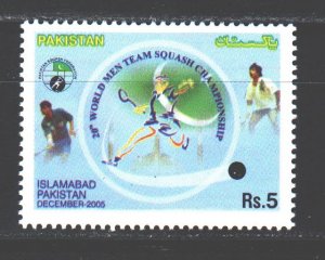 Pakistan. 2005. 1271. Squash, sport. MNH.