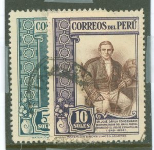 Peru #372-373 Used