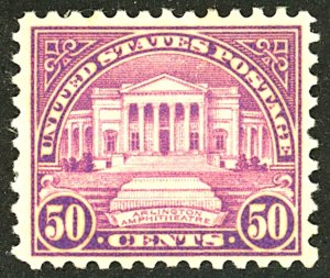 U.S. #701 MINT OG HR