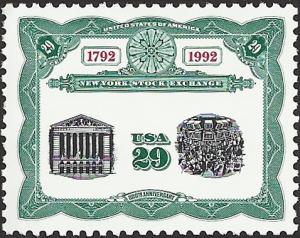 # 2630 MINT NEVER HINGED N.Y. STOCK EXCHANGE