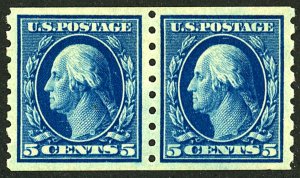 U.S. #396 MINT PAIR OG NH