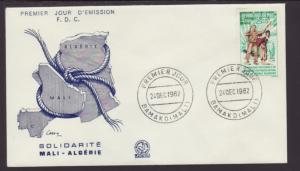 Mali B2 Solidarity 1962 U/A FDC