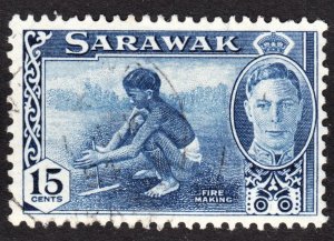 Sarawak Scott 188 F to VF used. Lot #A.  FREE...