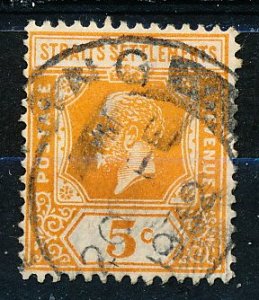 Straits Settlements #186 Single Used