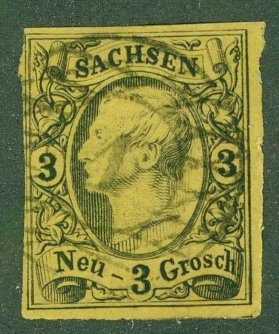 SAXONY GERMANY 12 USED (RL) 3841 CV $16.00 BIN $6.00