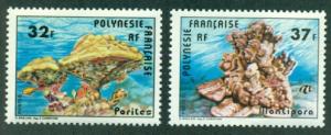 French Polynesia #311-312  Mint  VF  Never Hinged  Scott ...
