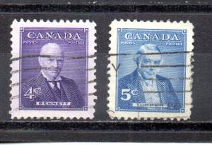 Canada 357-358 used