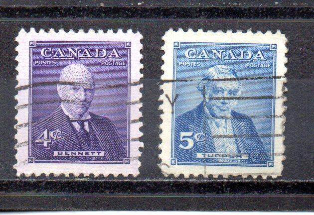 Canada 357-358 used