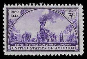 PCBstamps   US # 922 3c Transcontinental Railroad, MNH, (14)