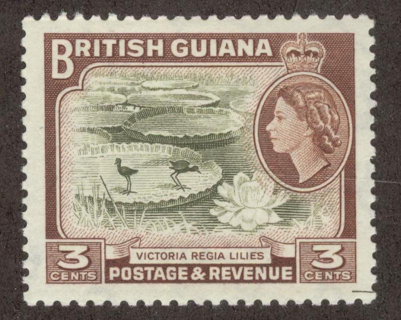 BRITISH GUIANA SC# 255 VF LH 1954