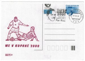 Czech Republic 2000 Cover Postcard Cancellation Sport Football Soccer Countries