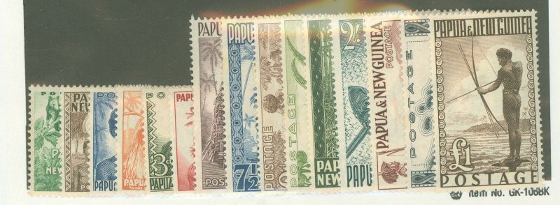 Papua New Guinea #122-36  Single (Complete Set)