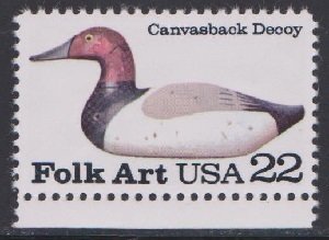 2140 Canvasback Duck Decoy F-VF MNH single