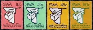 South West Africa #622-5 MNH Set - Sufferage - UN Resolution