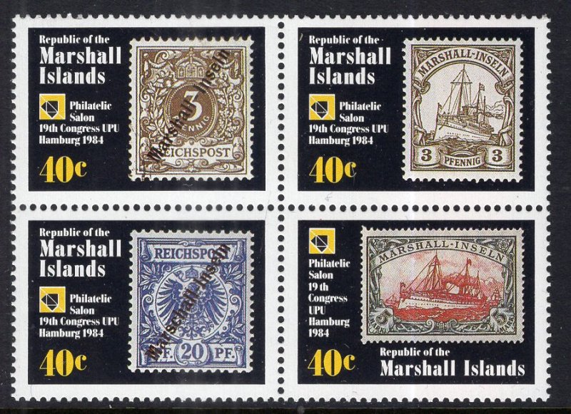 Marshall Islands 53a Stamp on Stamp MNH VF