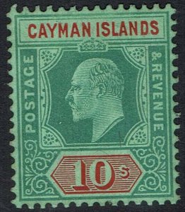 CAYMAN ISLANDS 1907 KEVII 10/- 