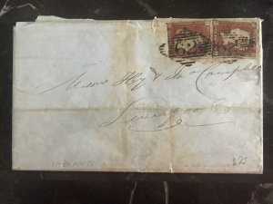 1847 Belfast North Ireland Letter Sheet Cover