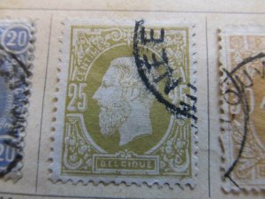 Belgien Belgique Belgium 1881 25c fine used stamp A11P29F23-