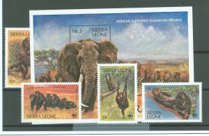 Sierra Leone #586-590  Single (Complete Set)