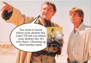 ZAYIX - US 4143 FDC Maxicard STAR WARS young Luke Skywalker stepfather Tatooine