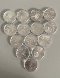 1976 Olympics Canada Silver Coins – $75 Each coin, Please See Description