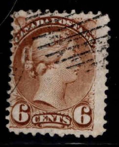 Canada Scott 39  Small Queen Victoria Yellow Brown