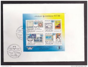 [WIN660] URUGUAY SOCCER RARE USA 1994 WORLD CUP COVER - year 1993