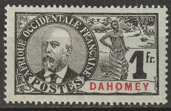 Dahomey 1906 Sc 29 MH* some disturbed gum