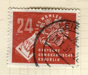 EAST GERMANY; 1950 early Election issue fine used 24pf value