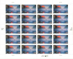 Yosemite National Park Sheet of Twenty 84 Cent Airmail Postage Stamps Scott C141