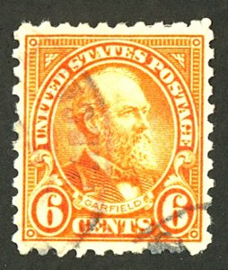 U.S. #587 USED