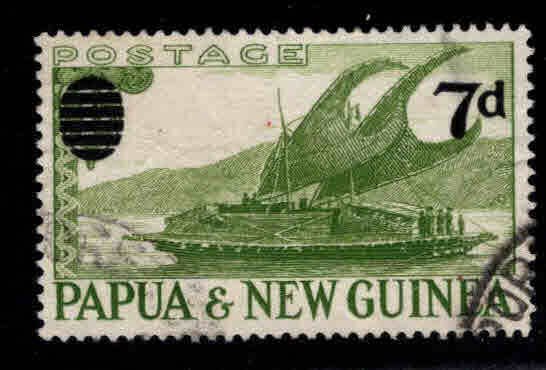 Papua Scott 138 Used 1957 surcharged stamp