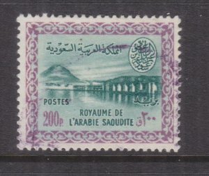 SAUDI ARABIA, 1960 Wadi Hanifa Dam, 200p. Black & Purple, used.