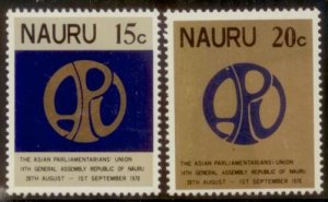 Nauru 1978 SC# 182-3 MNH L156