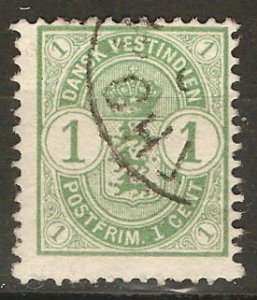 Danish West Indies 21 Used Fine 1900 SCV $3.00