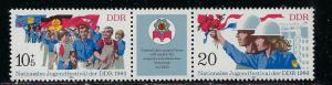 Germany DDR Scott # 2417a, mint nh, se-tenant