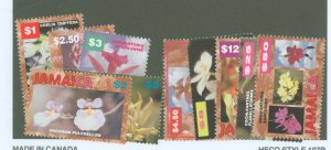 Jamaica #866-870/873-877  Single (Complete Set) (Flowers)