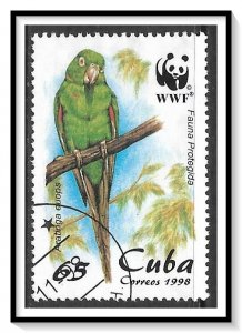 Caribbean #3963 Protected Parrots WWF CTO