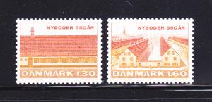 Denmark 678-679 Set MNH Buildings (B)
